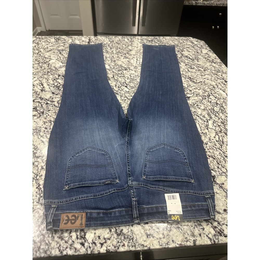 NWT New Lee Women's Legendary Regular Fit Straight Leg Jeans‎ 12 Long - Picture 5 of 13